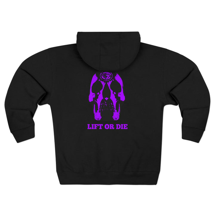 CG SKULL PURPLE/LIFT OR DIE ZIP UP