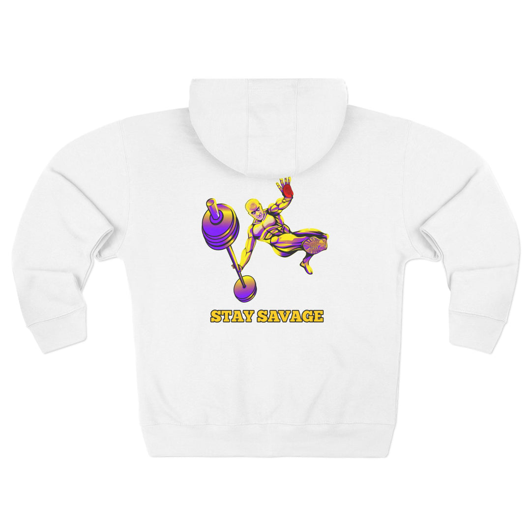 CG MAC JUMP PURPLE GOLD /STAY SAVAGE ZIP UP