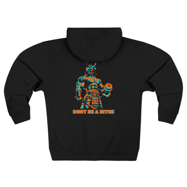 SAMURAI MASTER TRAINER MIAMI COLORS /DONT BE A BITCH  ZIP UP