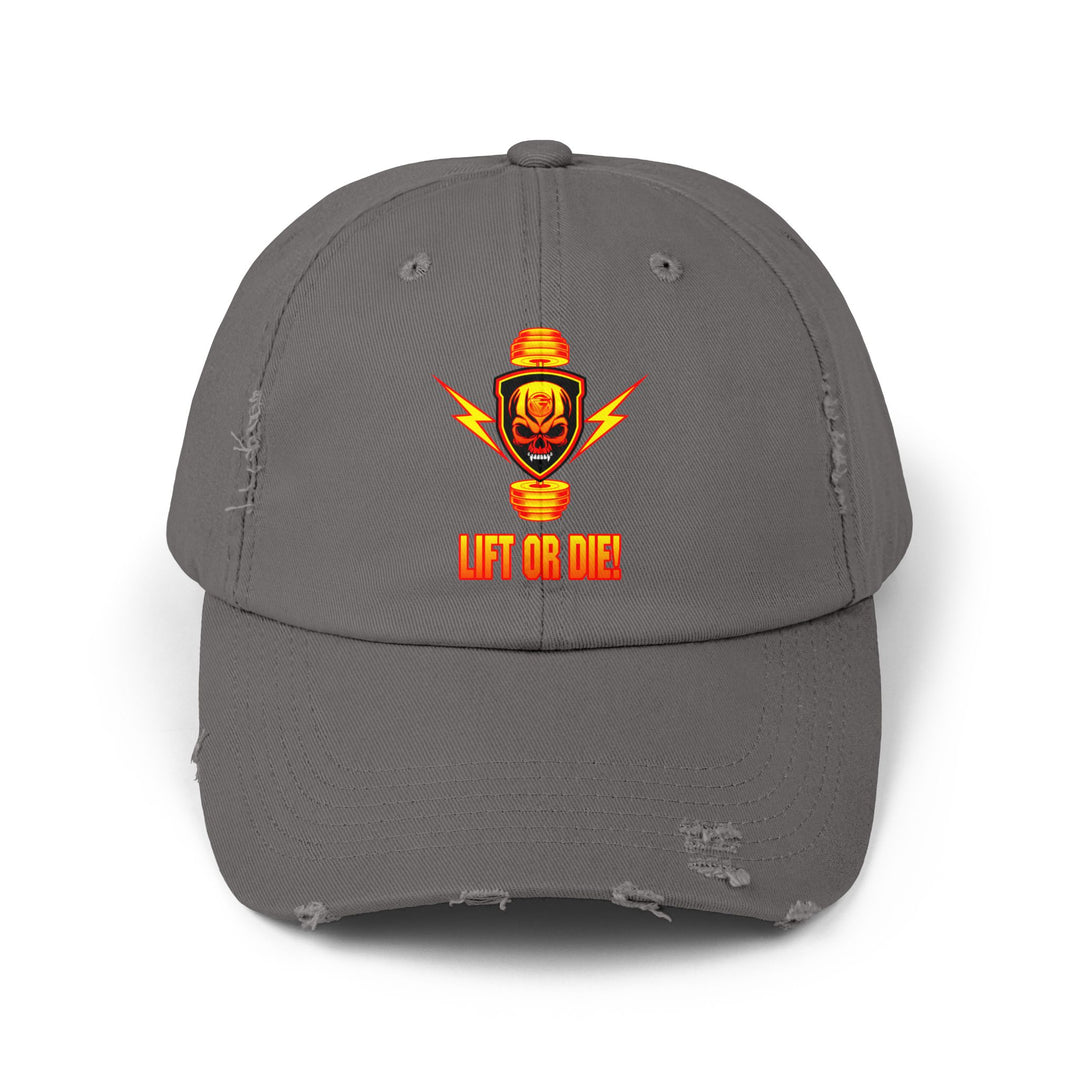 CG SKULL BELL SGL ORANGE GOLD /LIFT OR DIE CAP
