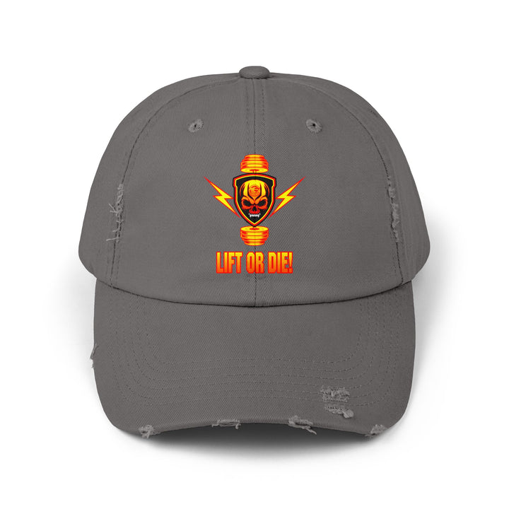 CG SKULL BELL SGL ORANGE GOLD /LIFT OR DIE CAP