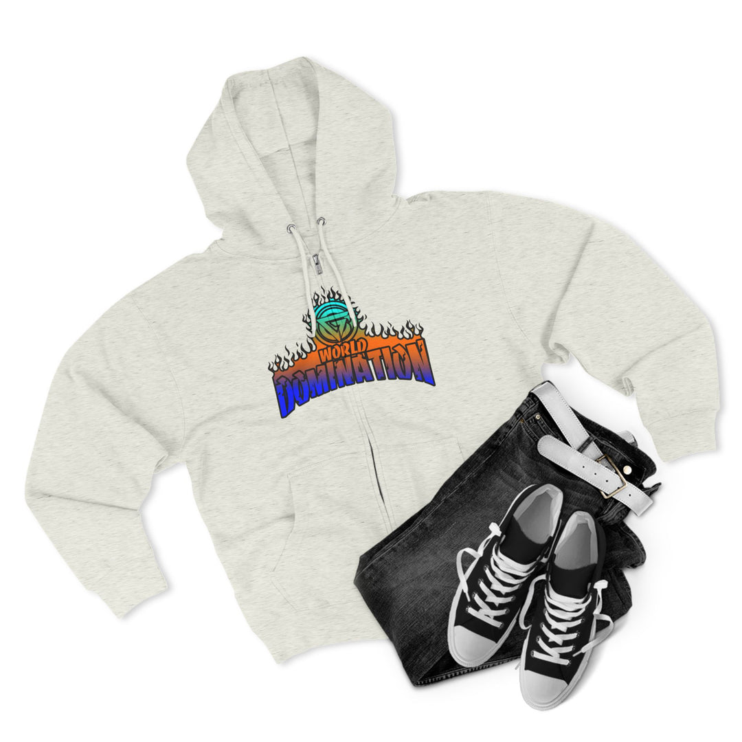 CG APE VS ZILLA BLUE ORANGE AQUA /WELCOME TO THE JUNGLE ZIP UP