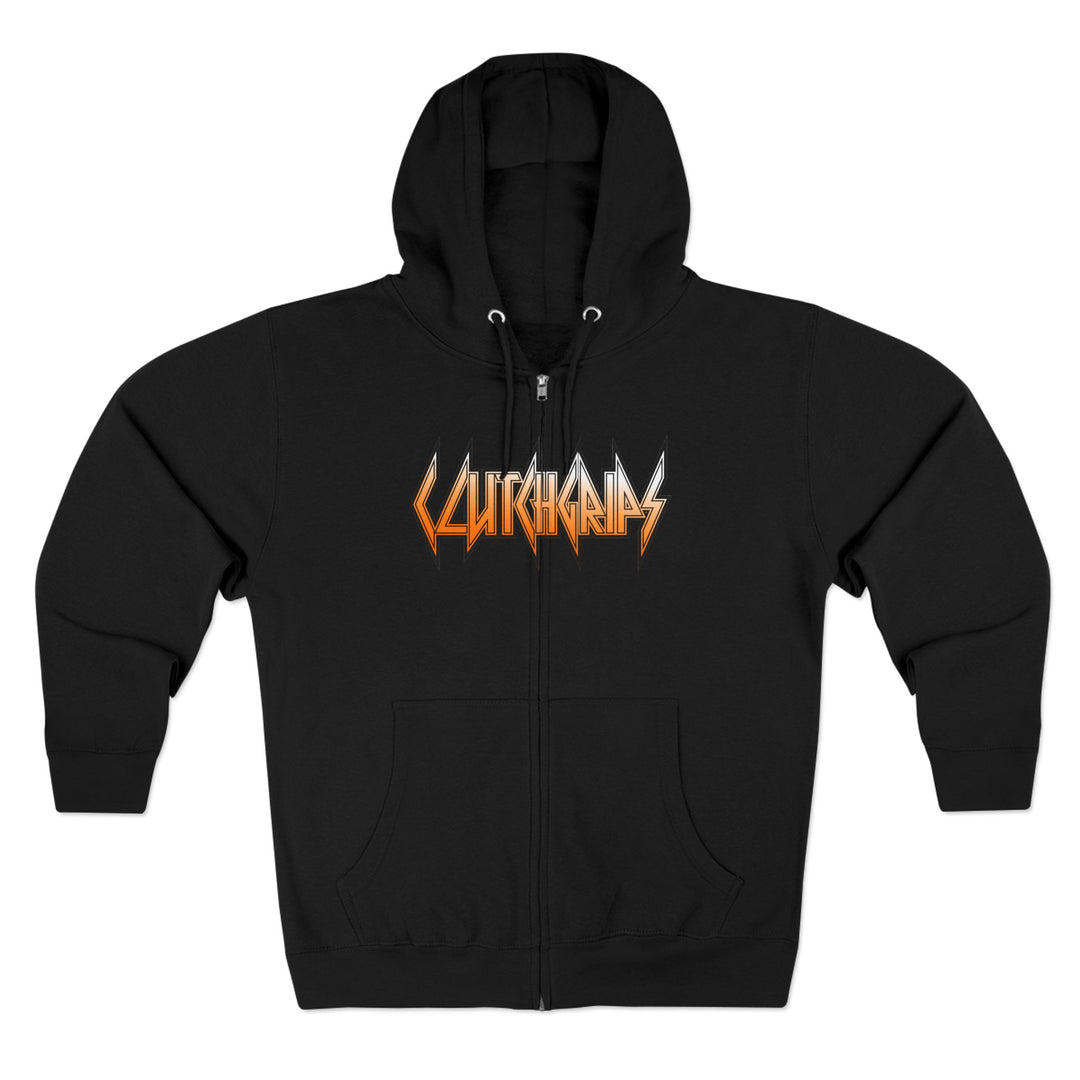 CG WOMAN REBELLORANGE WHITE FADE /AMERICAN SAVAGE ZIP UP