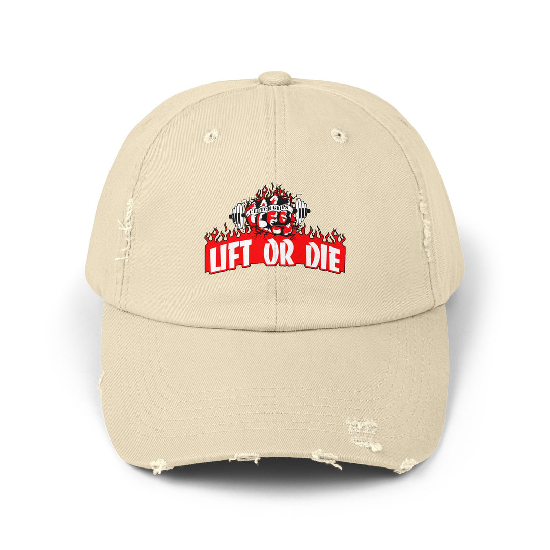 CG FIRE & FIST RED WHITE BLACK/LIFT OR DIE CAP