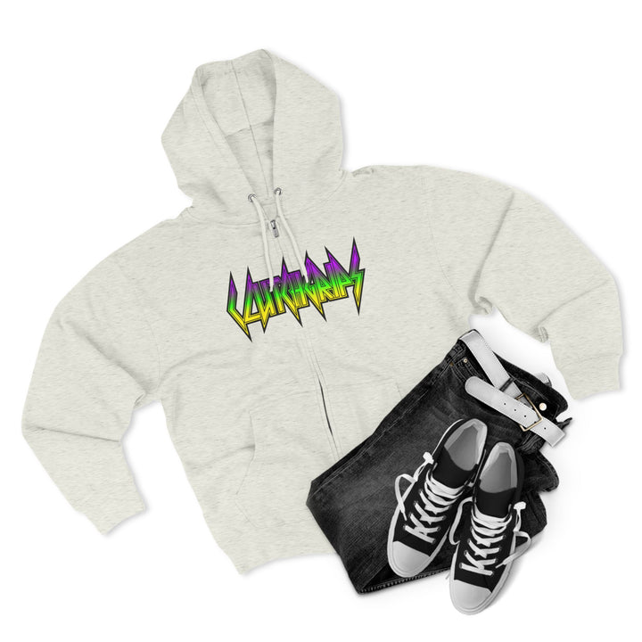 CG LIFT KICK YELLOW GREEN PURPLE/LIFT HARDER ZIP UP