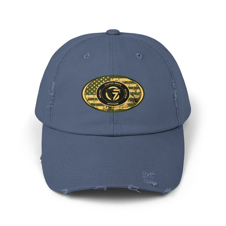 CG AFGHANISTAN DISTRESSED TRIBUTE FLAG OVAL CAP