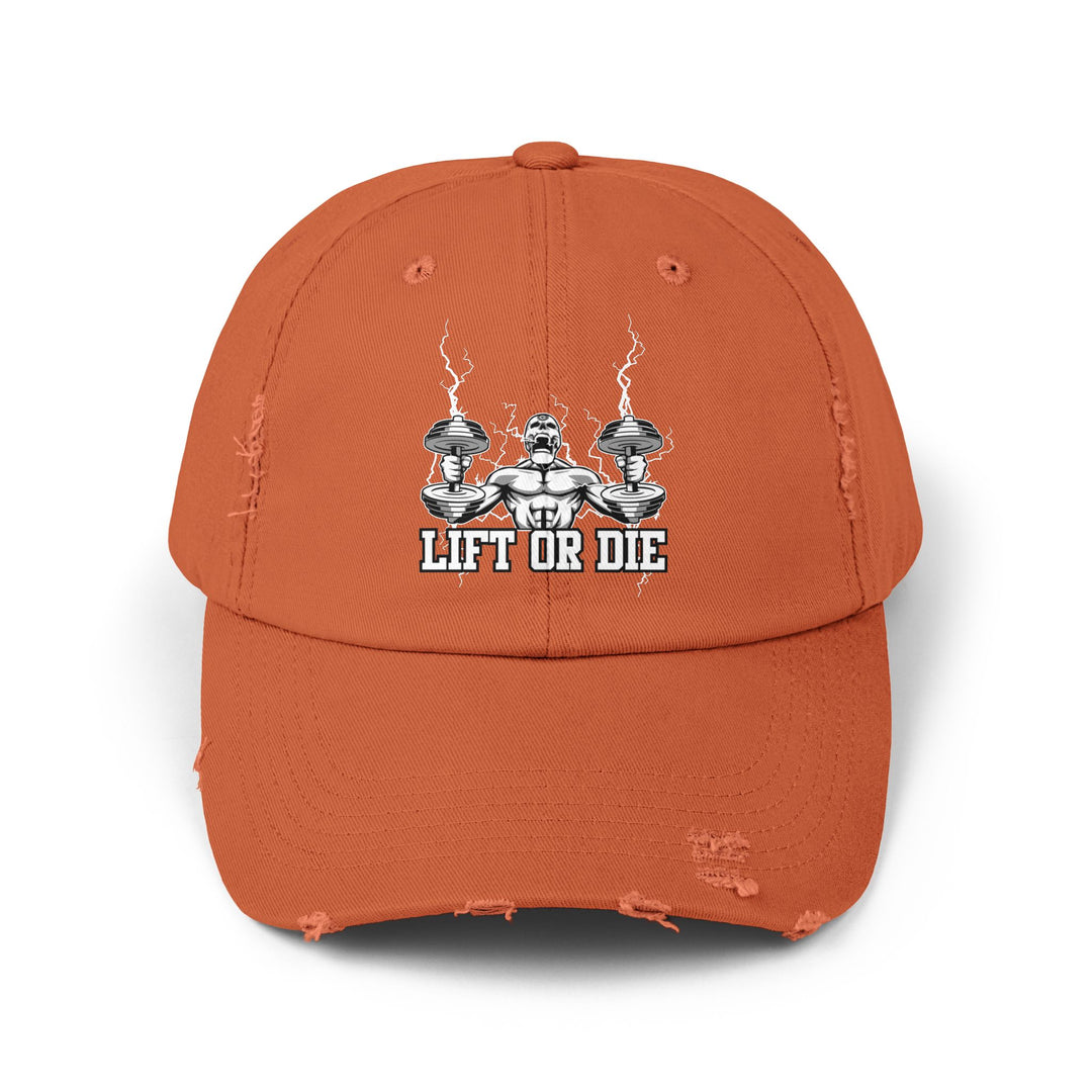 RIDE THE LIGHTNING WHITE/LIFT OR DIE CAP