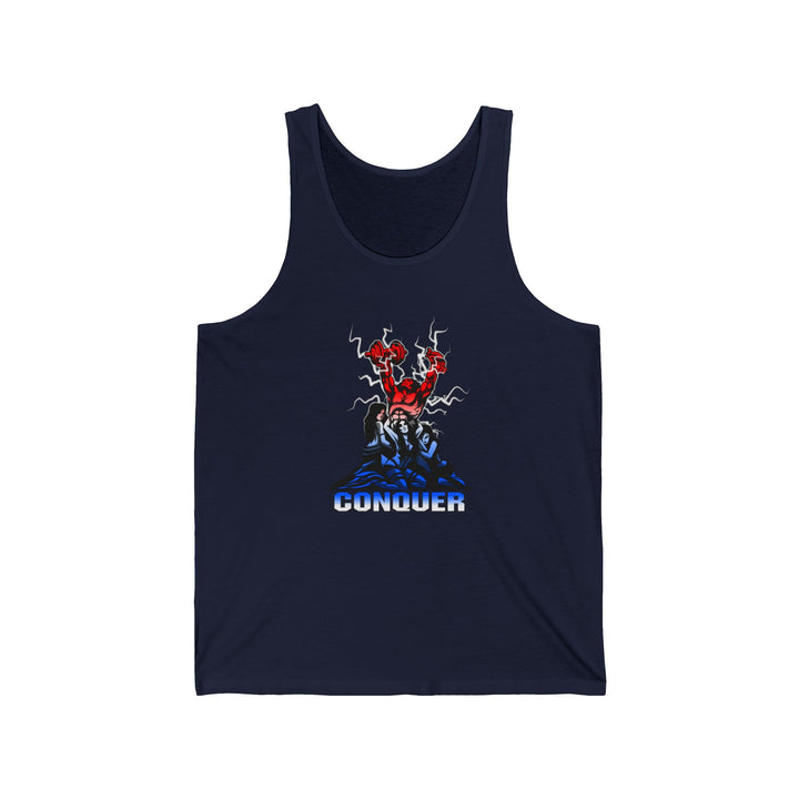 CG CONFIDENCE MAN  RED WHITE BLUE FADE /CONQUER