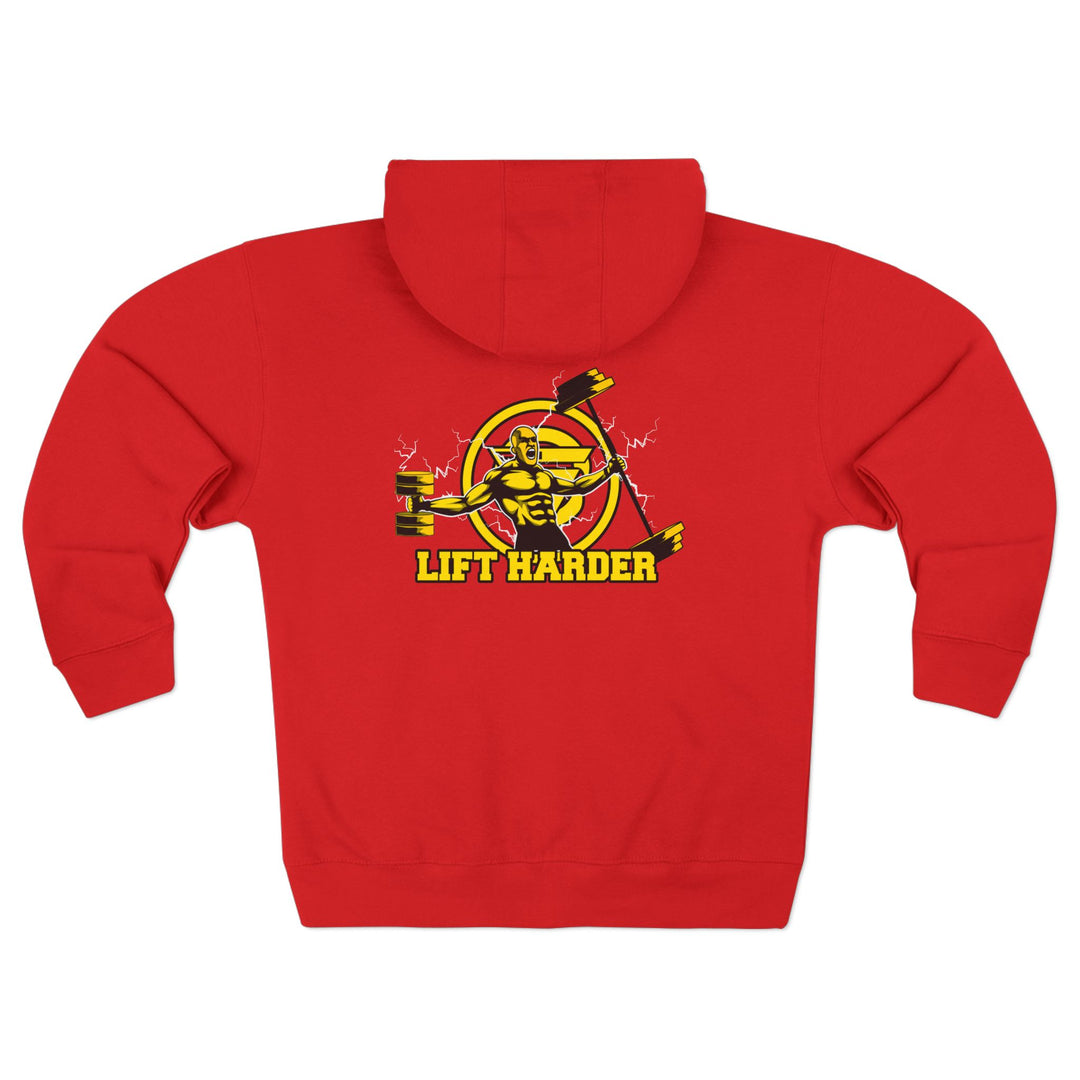 SPARTAN LIFT YELLOW BLACK/LIFT HARDER ZIP UP