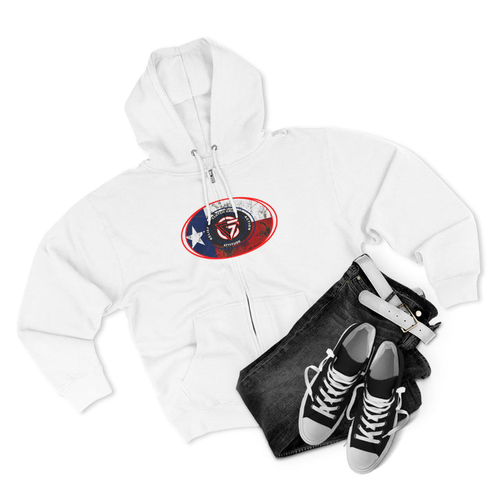 CG SKULL RED WHITE BLUE/STAY SAVAGE ZIP UP