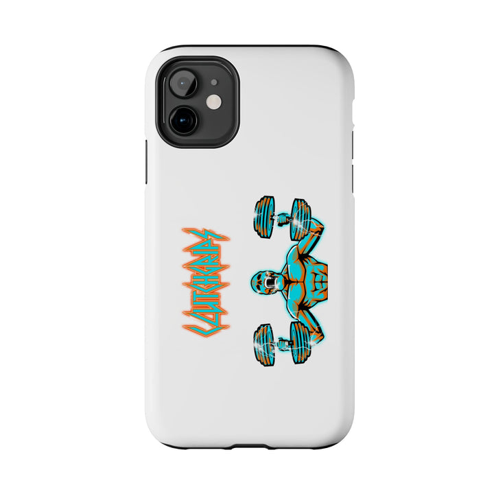 RIDE THE LIGHTNING MIAMI COLORS AQUA ORANGE PHONE CASE/CLUTCHGRIPS