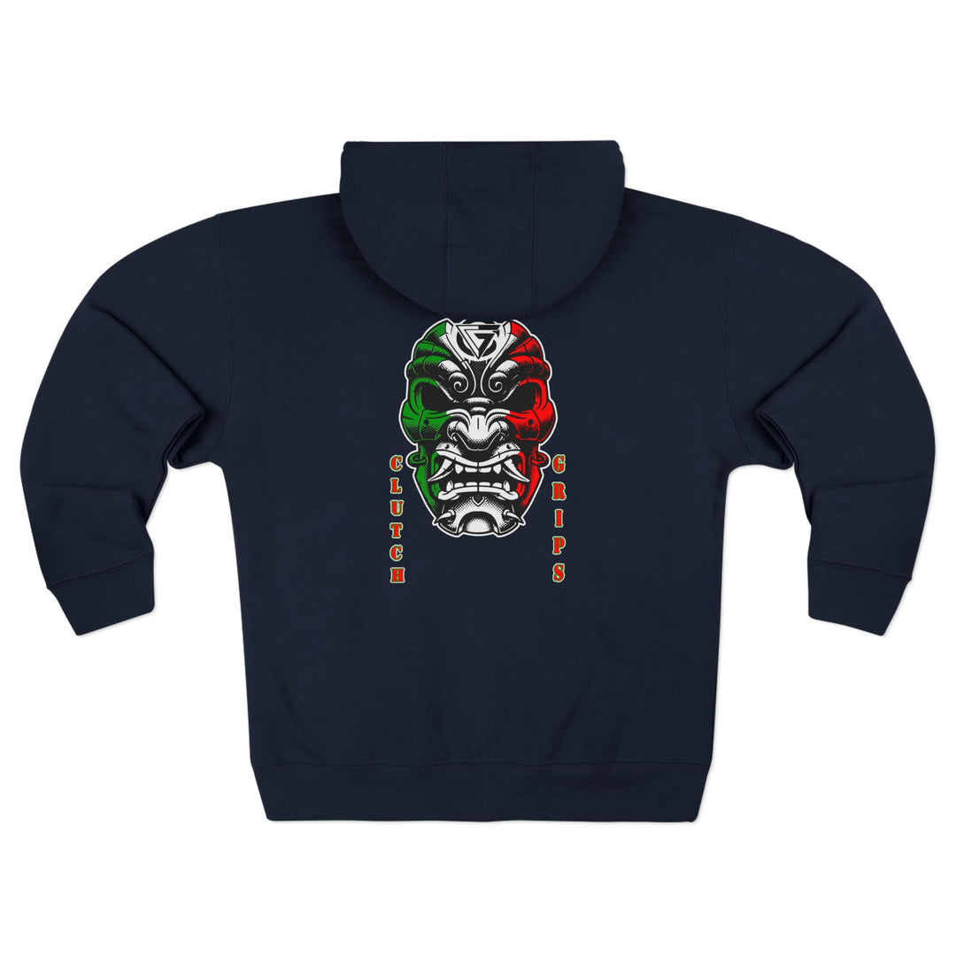 CG SAMURAI MAC RED WHITE GREEN /CLUTCHGRIPS ZIP UP