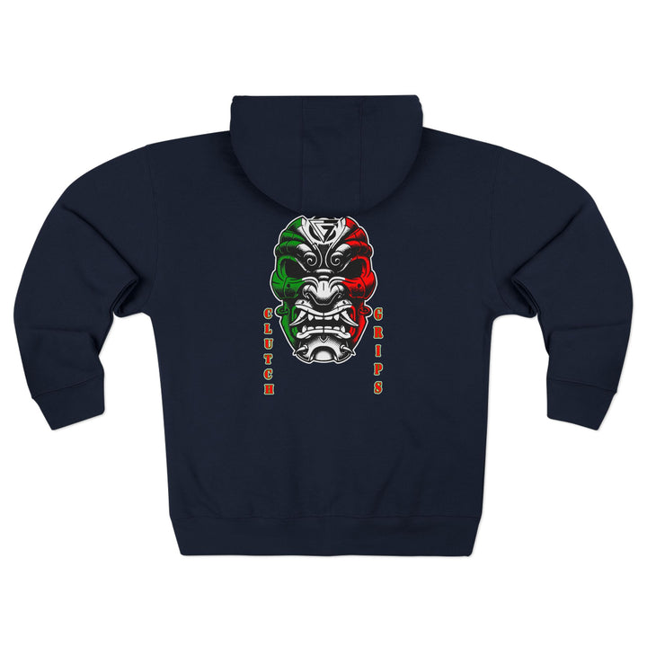 CG SAMURAI MAC RED WHITE GREEN /CLUTCHGRIPS ZIP UP