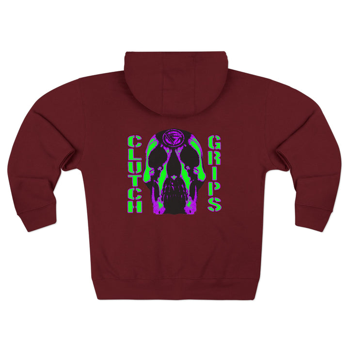 CG SKULLATOR PURPLE GREEN /CLUTCH GRIPS ZIP UP