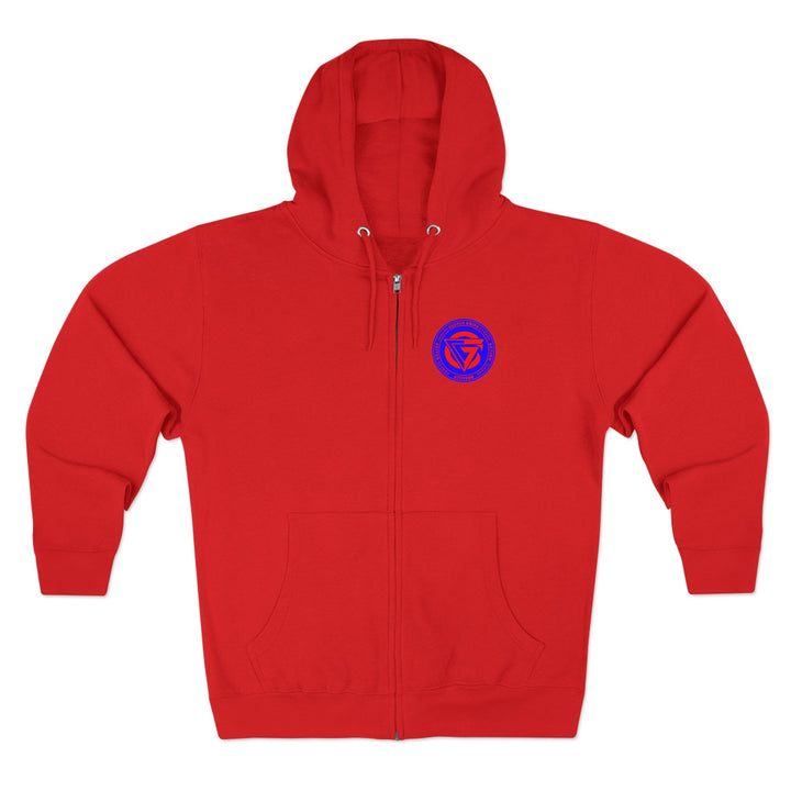 MAC SNAP RED BLUE/LIFT OR DIE ZIP UP