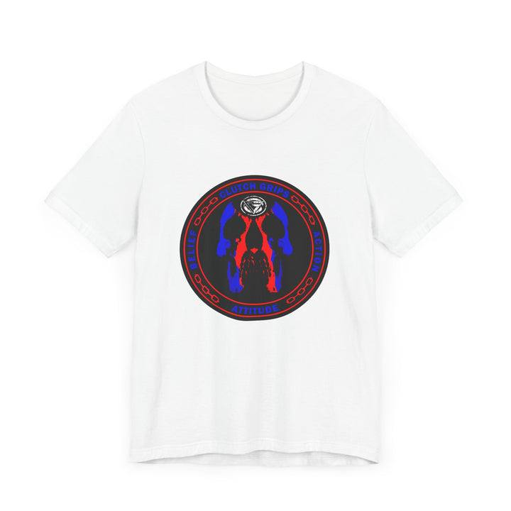 CG LOGO SKULL RED BLUE
