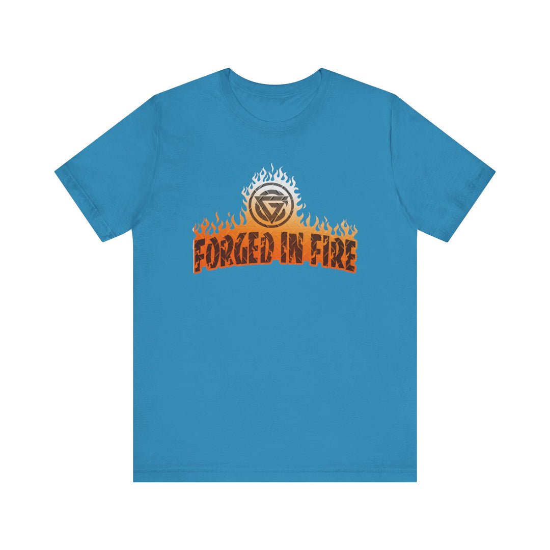 FORGED IN FIRE ORNGE WHITE /DIAMOND PLATE STYLE
