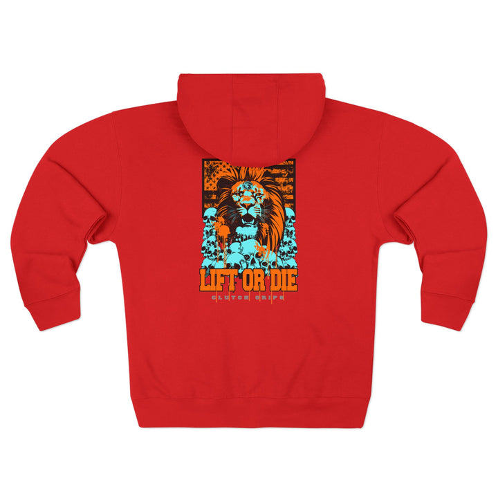 LIONHEART MIAMI COLORS /LIFT OR DIE ZIP UP