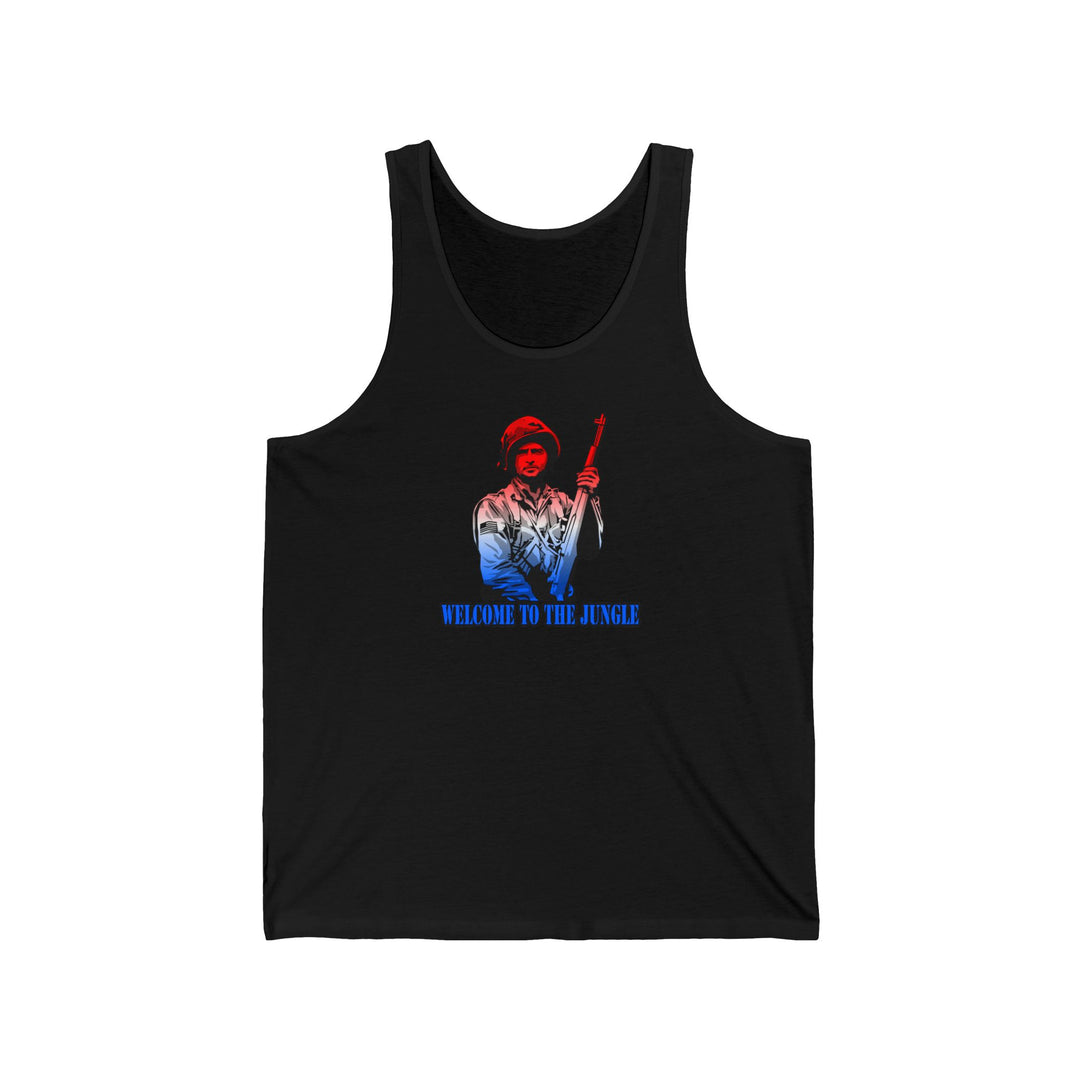 CG OLD SCHOOL SOLDIER RED WHITE BLUE FADE /WELCOME TO THE JUNGLE