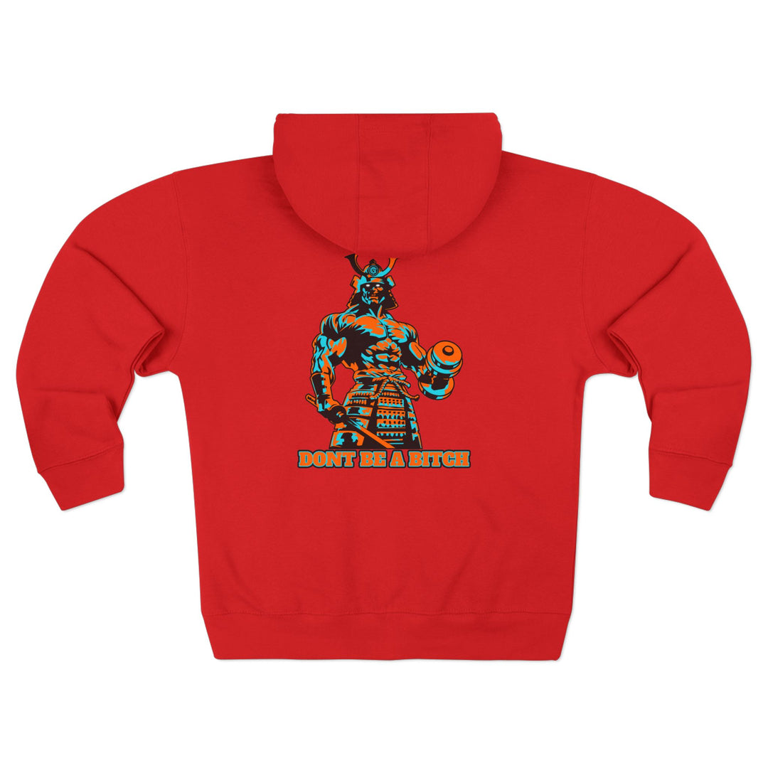SAMURAI MASTER TRAINER MIAMI COLORS /DONT BE A BITCH  ZIP UP