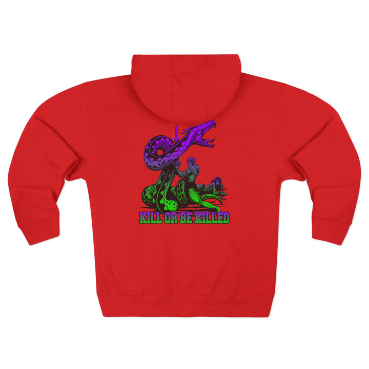 CG SERPENT SLAYER PURPLE GREEN /KILL OR BE KILLED ZIP UP