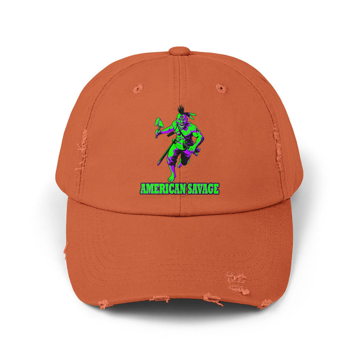MAC BRAVE PURPLE GREEN /AMERICAN SAVAGE CAP