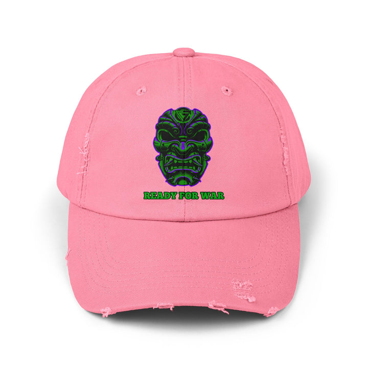 CG SAMURAI MASK PURPLE GREEN /READY FOR WAR CAP