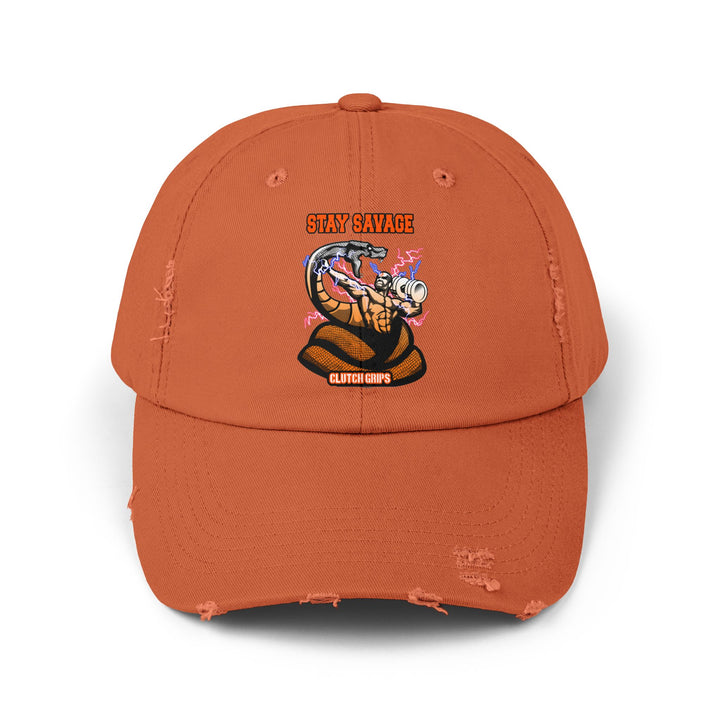 MAC VS SNAKE ORANGE WHITE FADE /STAY SAVAGE CAP