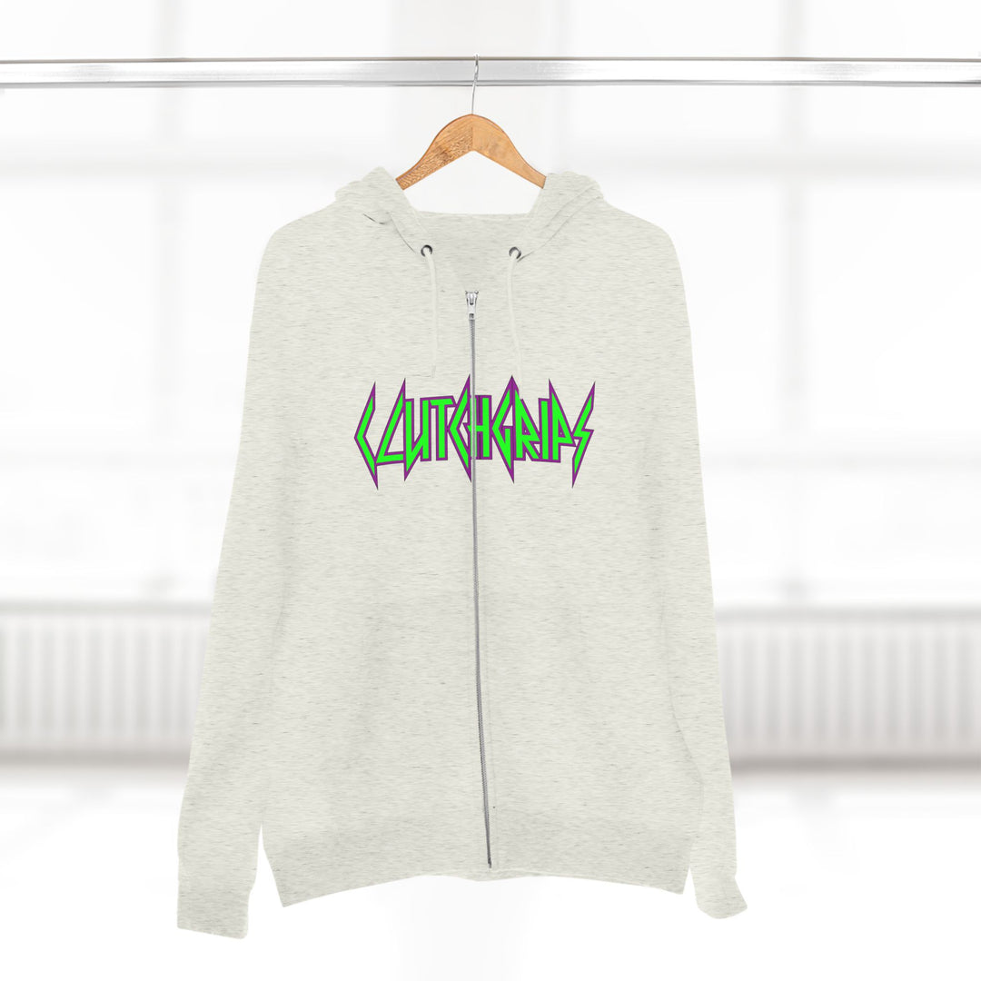 CG ANGRY DOG PURPLE GREEN/LIFT OR DIE ZIP UP