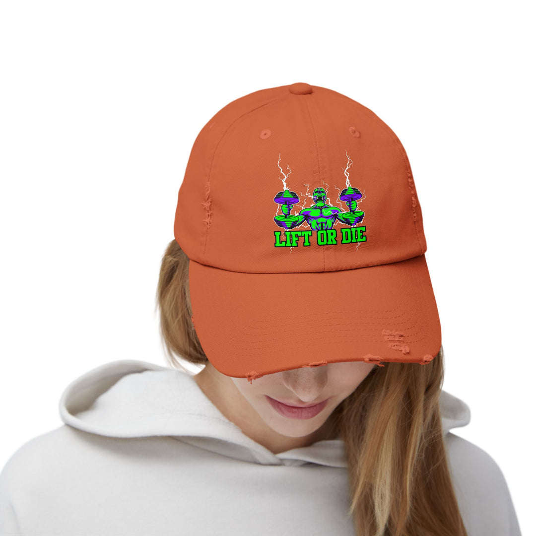 RIDE THE LIGHTNING HYPER PURPLE GREEN/LIFT OR DIE CAP