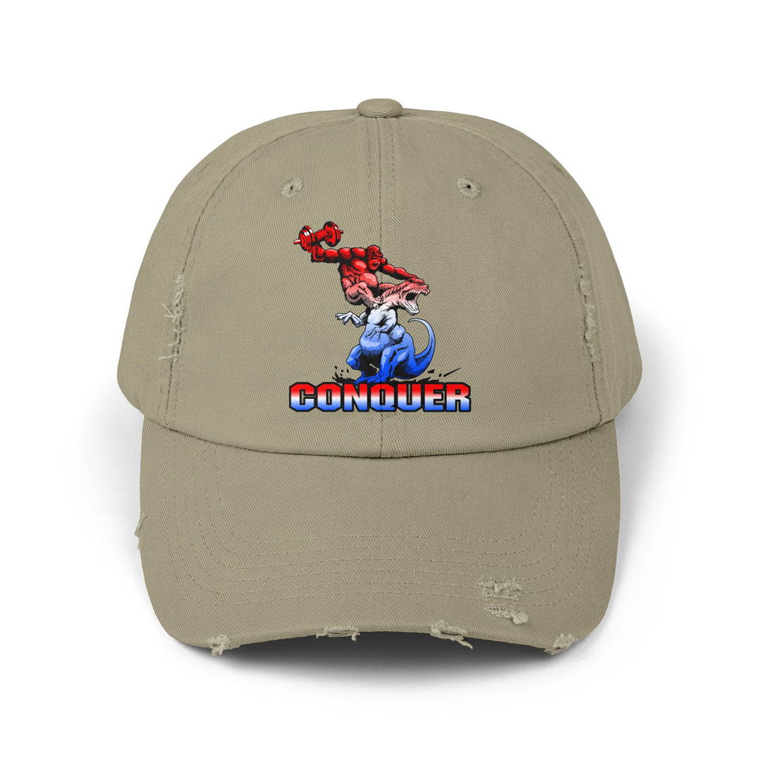 APE VS ZILLA RED WHITE BLUE FADE /CONQUER CAP