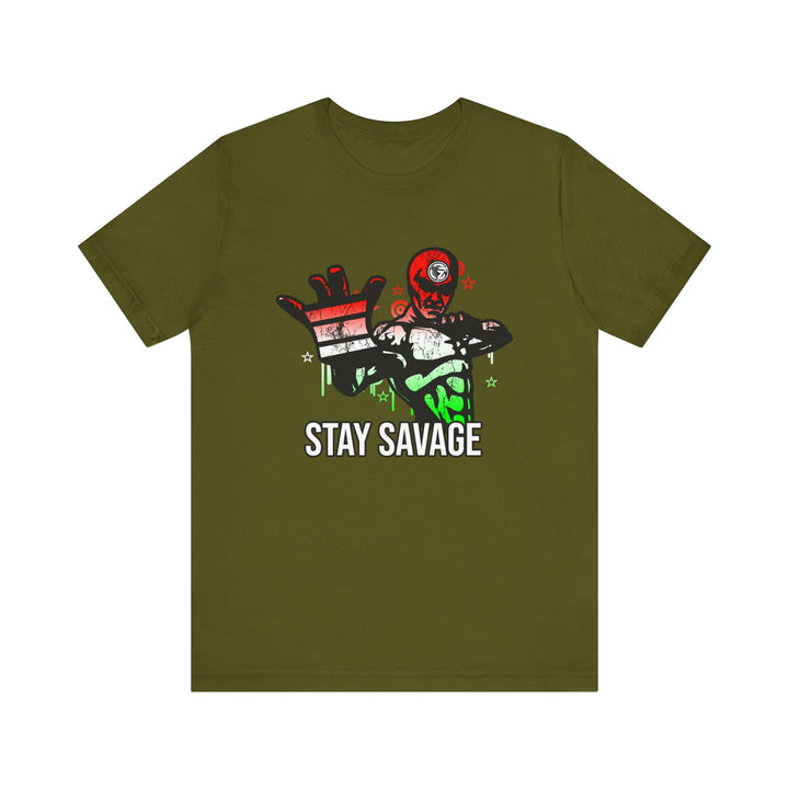 GRIP MASTER MAC RED WHITE GREEN FADE /STAY SAVAGE
