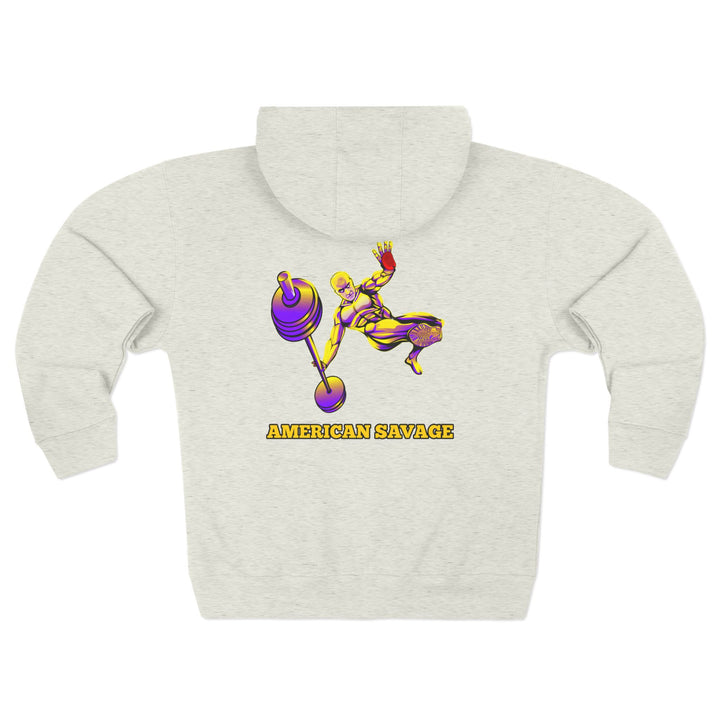 CG MAC JUMP PURPLE GOLD /AMERICAN SAVAGE ZIP UP