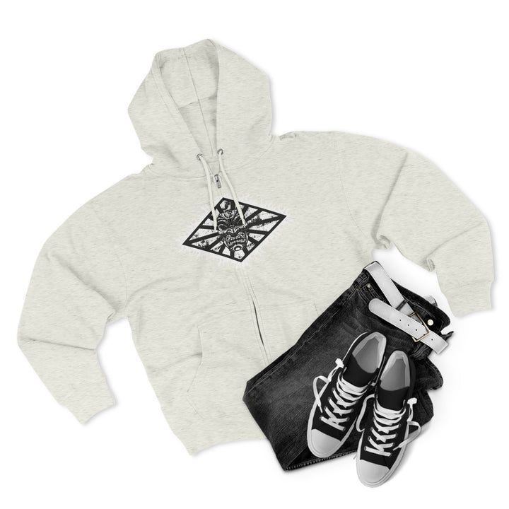 SAMURAI MASTER TRAINER BLACK WHITE /LIFT OR DIE ZIP UP
