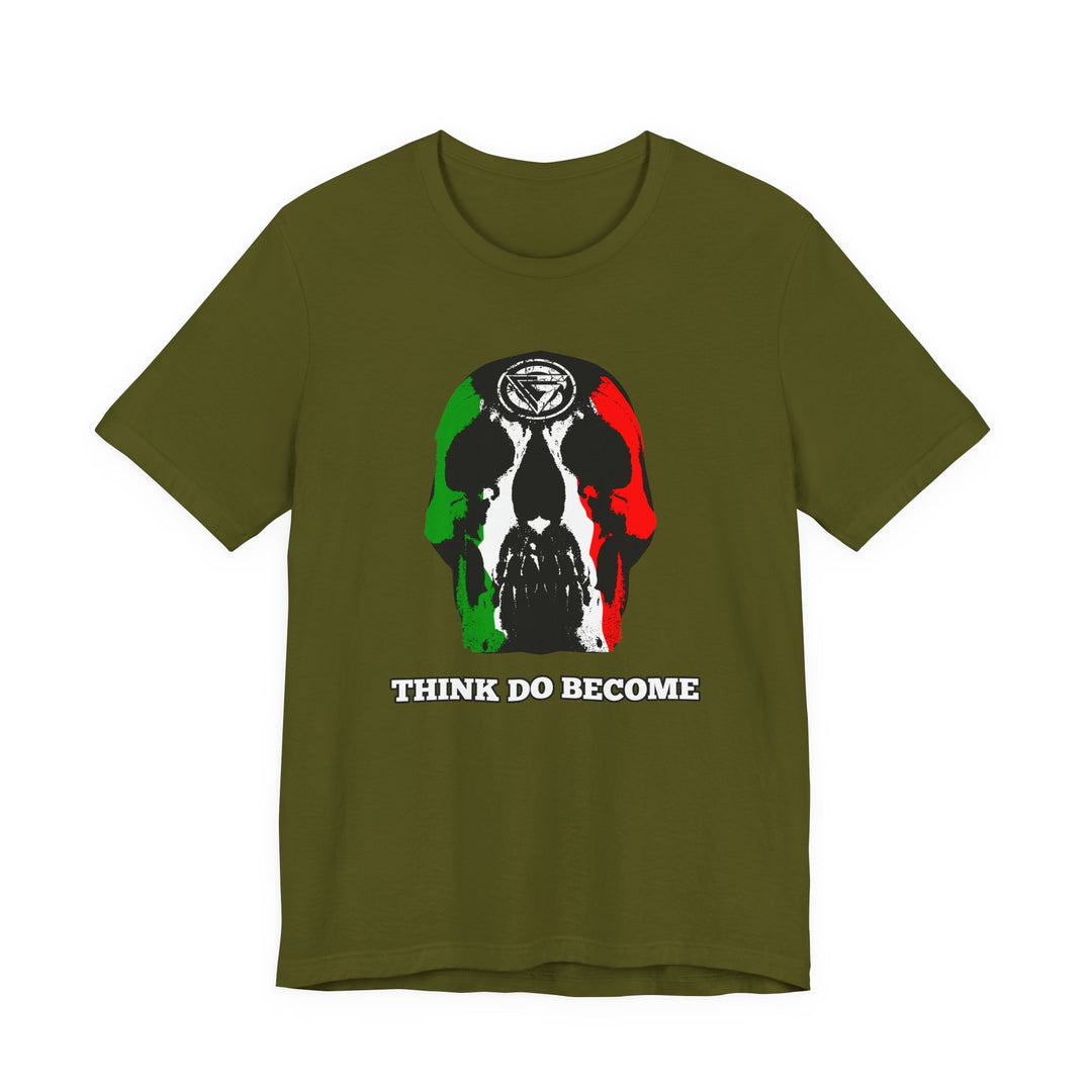 SKULLATOR RED WHITE GREEN  /THINK DO BECOME