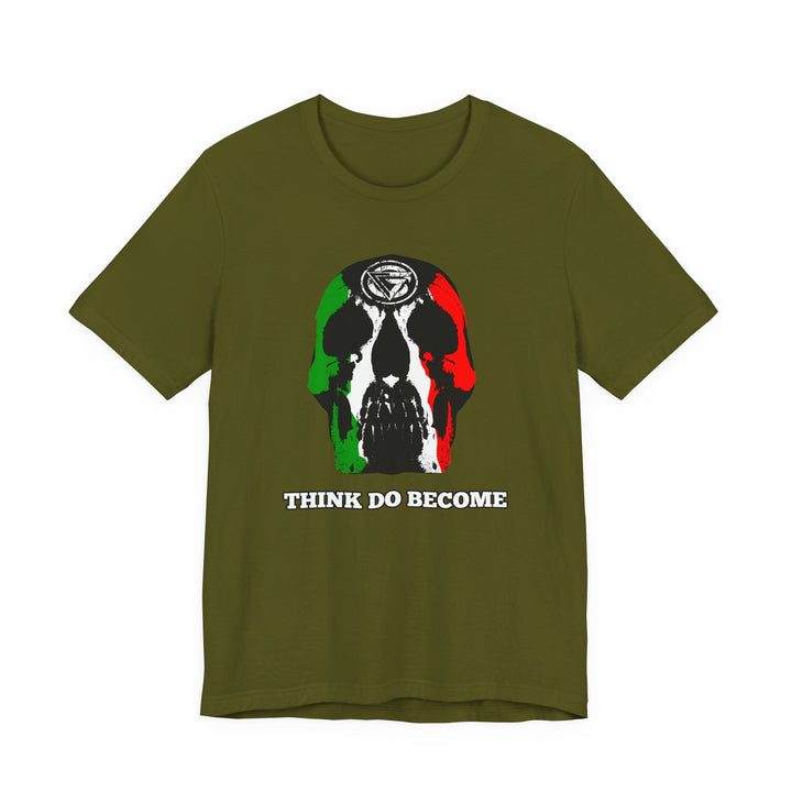 SKULLATOR RED WHITE GREEN  /THINK DO BECOME