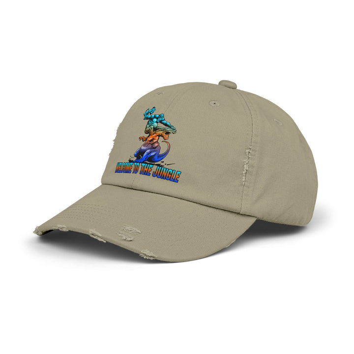 APE VS ZILLA BLUE ORANGE AQUA /WELCOME TO THE JUNGLE CAP
