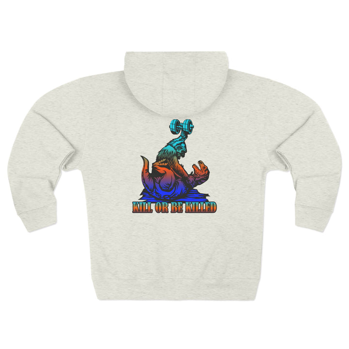 CG APE VS ZILLA BLUE ORANGE WHITE FADE/KILL OR BE KILLED ZIP UP