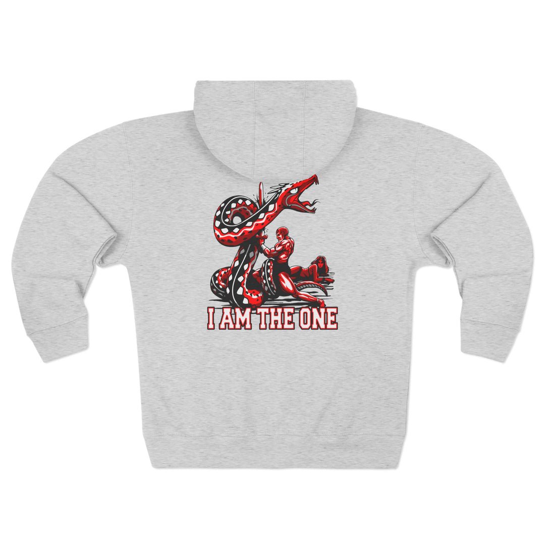 CG SERPENT SLAYER RED BLACK /I AM THE ONE ZIP UP