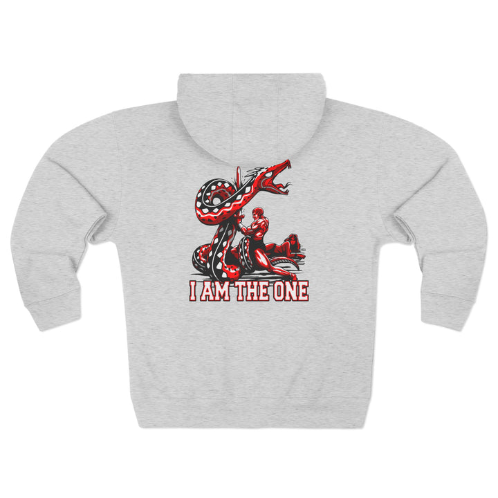 CG SERPENT SLAYER RED BLACK /I AM THE ONE ZIP UP
