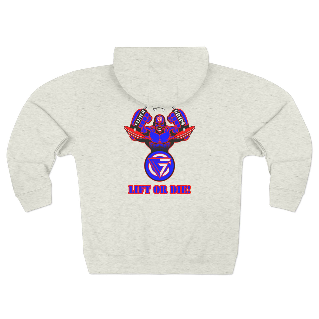 MAC SNAP RED BLUE/LIFT OR DIE ZIP UP