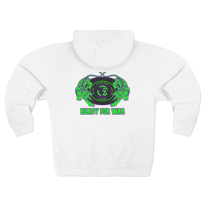 CG TIGER VS TIGER PURPLE GREEN /READY FOR WAR ZIP UP