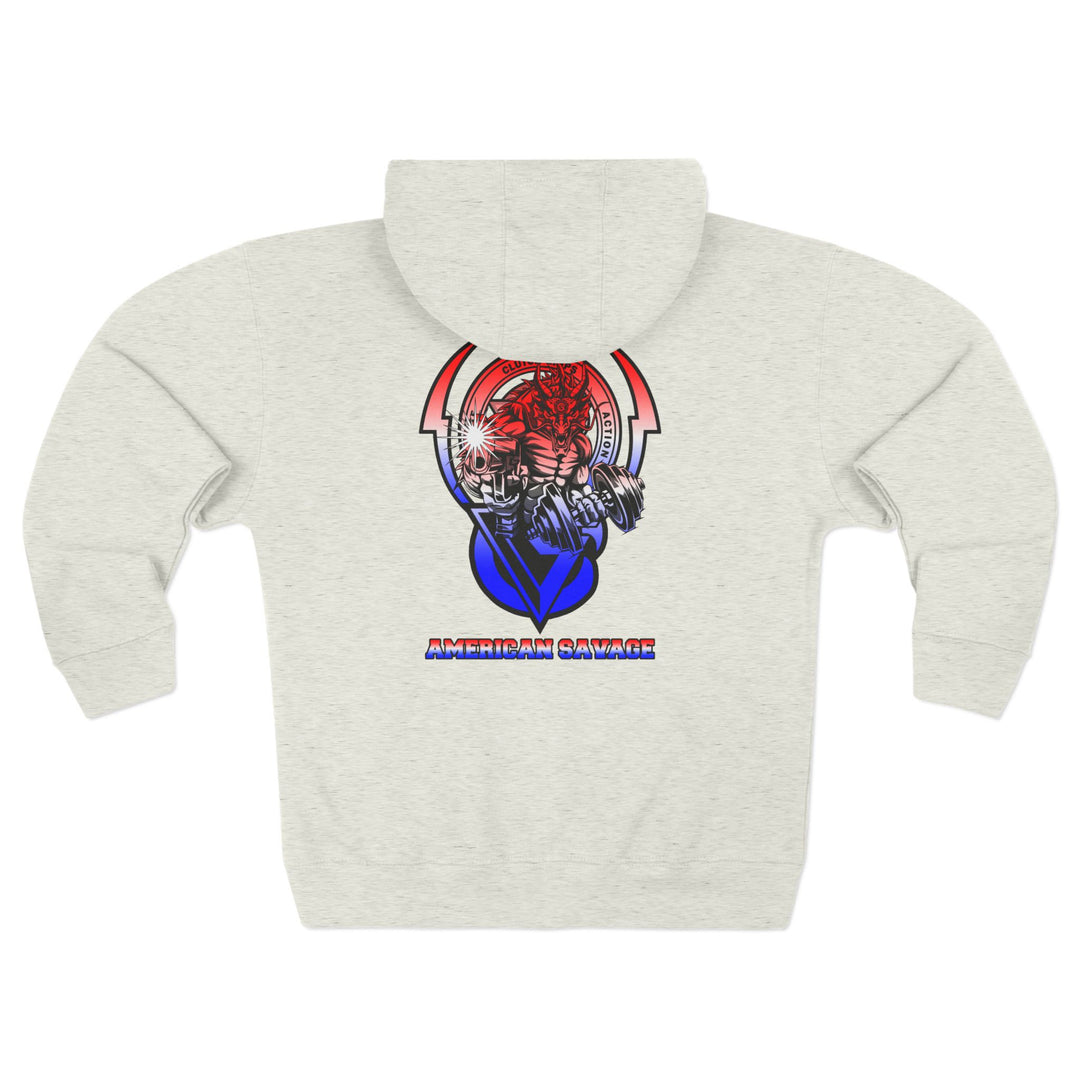 CG WICKED DRAGON RED WHITE BLUE FADE /AMERICAN SAVAGE