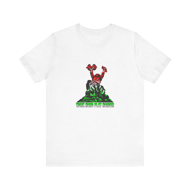 CG CONFIDENCE RED WHITE GREEN FADE /WORK HARD PLAY HARDER