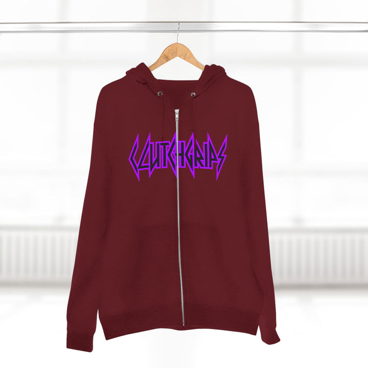 CG SKULL PURPLE NURPLE /LIFT OR DIE ZIP UP