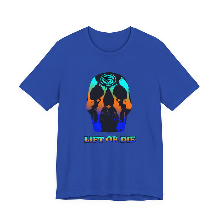 SKULLATOR BLUE ORANGE AQUA  /LIFT OR DIE