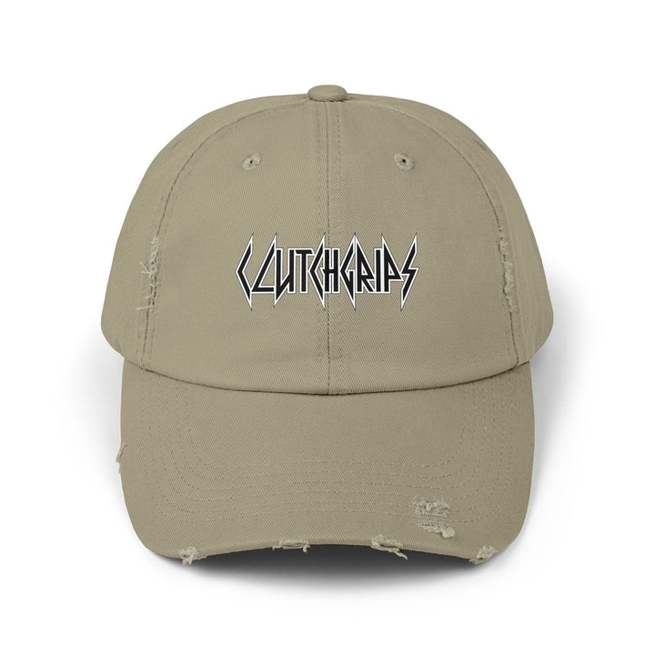 CLUTCHGRIPS WHTE BLACK CAP