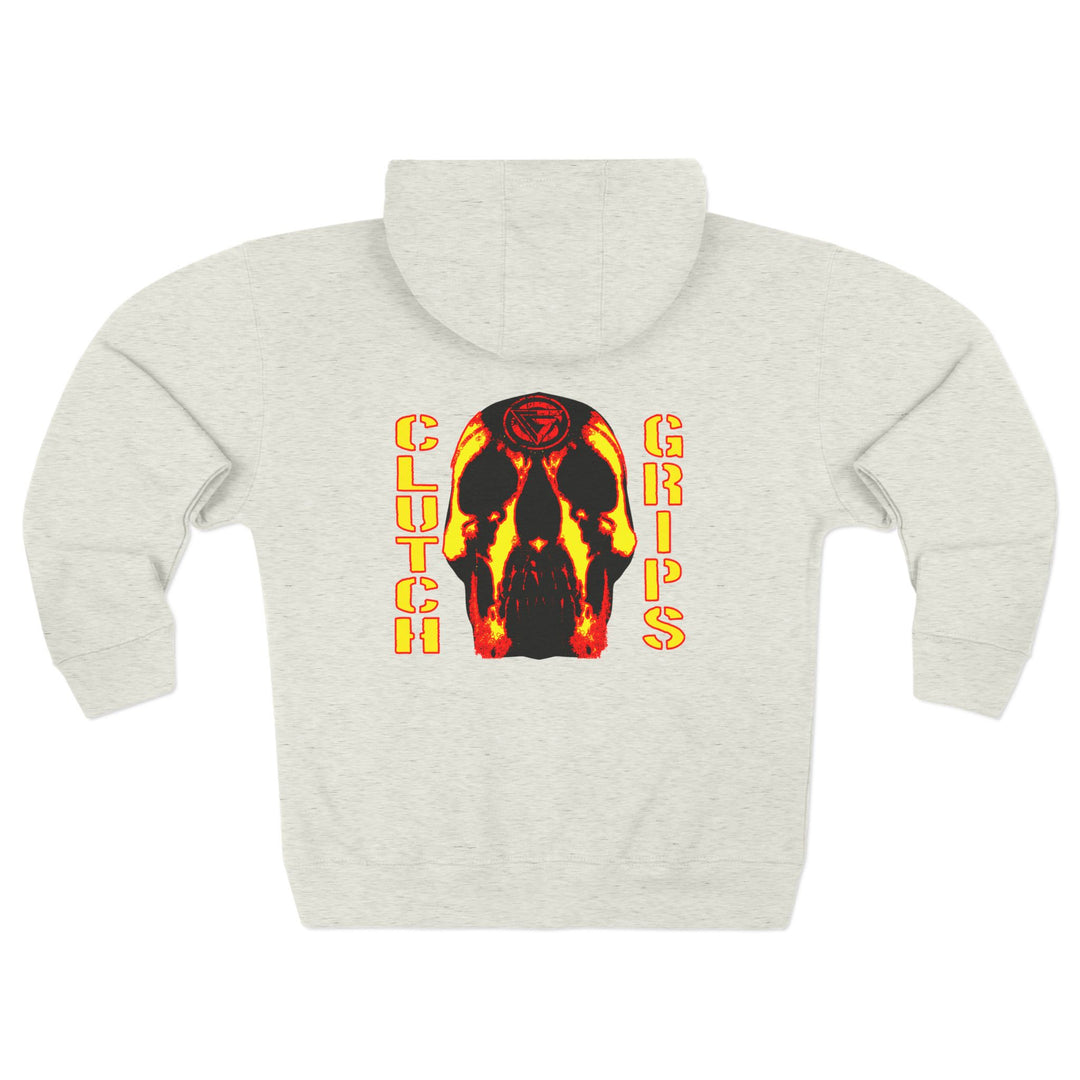 CG SKULLATOR RED GOLD /CLUTCH GRIPS ZIP UP