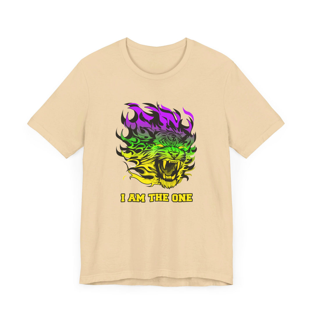TIGER FLAME YELLOW GREEN PURPLE FADE/I AM THE ONE