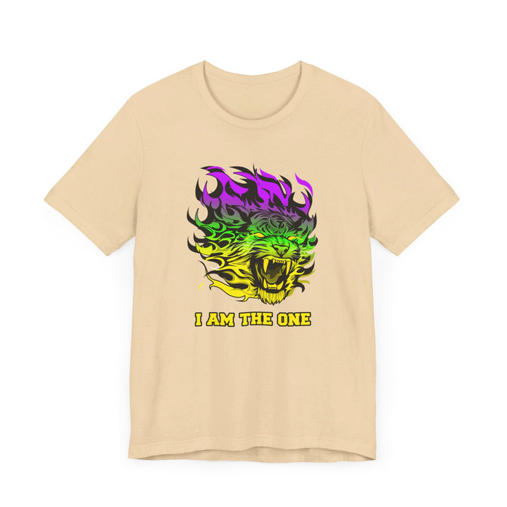 TIGER FLAME YELLOW GREEN PURPLE FADE/I AM THE ONE